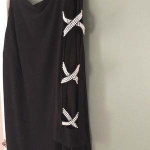 Black top with rhinestones